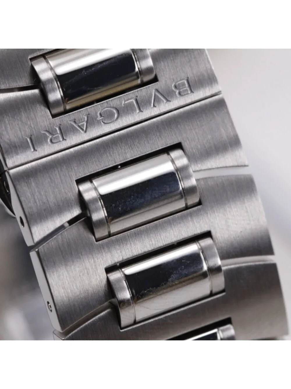 Bvlgari Assioma Stainless Steel Automatic Analog Display Black Dial Watch